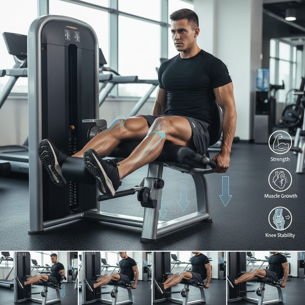 Guide complet pour maîtriser le Leg Extension : technique, conseils et bienfaits