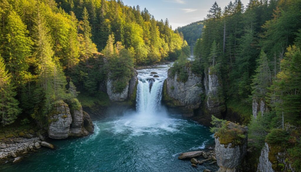 À la découverte du Saut du Doubs et des gorges éblouissantes du Doubs, au cœur de la frontière franco-suisse