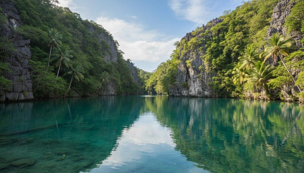 explorez le lac kayangan, joyau naturel de l’île coron aux philippines, et découvrez ses eaux cristallines, ses paysages à couper le souffle et sa biodiversité unique.