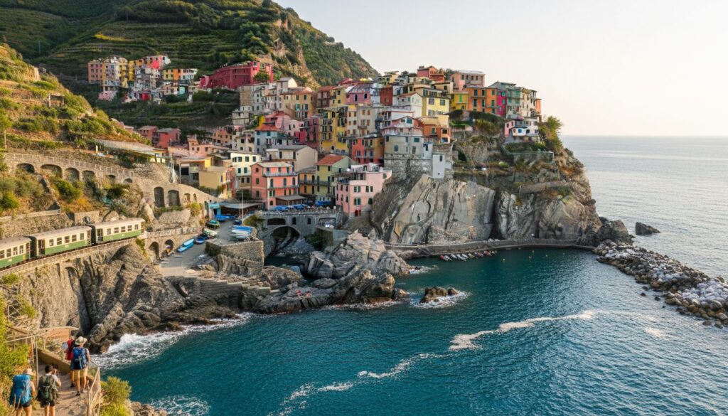 découvrez les cinque terre en italie avec nos guides complets : explorez des villages pittoresques, profitez de trajets en train panoramiques et parcourez des sentiers de randonnée incontournables pour une expérience inoubliable.